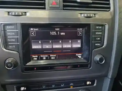 Gebrauchtes Autoersatzteil multifunktionsdisplay zum vw golf vii (5g1, bq1, be1, be2) 1.6 tdi oem-iam-referenzen 