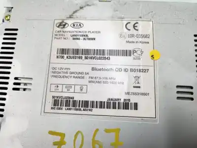 Pezzo di ricambio per auto di seconda mano display multifunzione per kia sportage emotion 4x2 riferimenti oem iam 965603u700wk