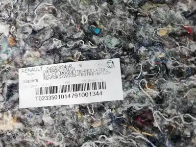 Second-hand car spare part trunk upholstery for renault clio v equilibre 100 cv / 74 kw oem iam references 849028245r