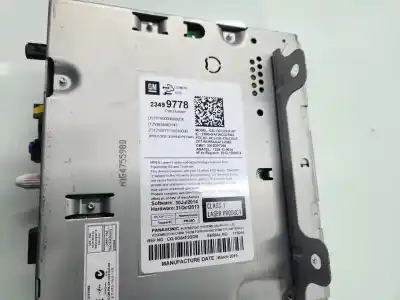 Second-hand car spare part gps navigation system for opel mokka color edition oem iam references 23499778  