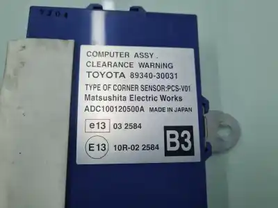 Автозапчастина б/у електронний модуль для lexus gs (gs/us/ws19) 450 h посилання на oem iam 8934030031  