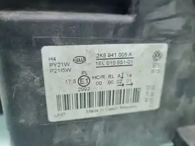 Автозапчастина б/у ліва фара для volkswagen caddy ka/kb (2c) furgón economy bluemotion посилання на oem iam 2k5941005a  