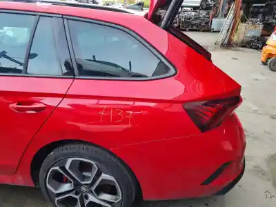 Автозапчастина б/у задне ліве крило (різ) для skoda octavia combi (nx5) rs 244 cv / 180 kw посилання на oem iam 