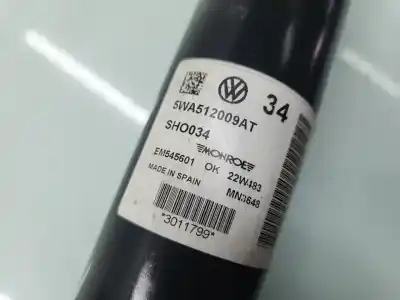Автозапчастина б/у правий задній амортизатор для skoda octavia combi (nx5) rs 244 cv / 180 kw посилання на oem iam 5wa512009at