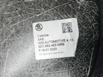 Автозапчастина б/у оббівка багажника для skoda octavia combi (nx5) rs 244 cv / 180 kw посилання на oem iam 5e7863463  