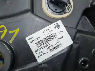 Автозапчасти б/у регулятор стекла переднего левого за VOLKSWAGEN GOLF VI (5K1) 2.0 TDI ссылки OEM IAM 5K1837729Q  