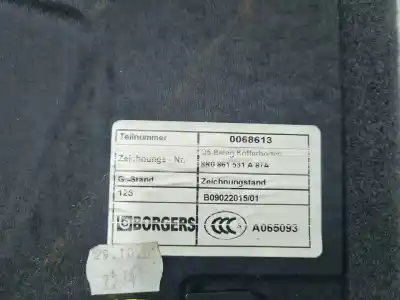 Peça sobressalente para automóvel em segunda mão estofamento da mala por audi q5 (8r) 2.0 tdi (125kw) referências oem iam 8r0861531a
