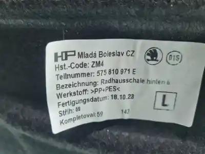 Peça sobressalente para automóvel em segunda mão cave de roda traseira esquerda por seat ateca style * referências oem iam 575810971