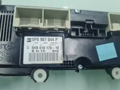 Peça sobressalente para automóvel em segunda mão comando de sofagem (chauffage / ar condicionado) por seat leon (1p1) fr referências oem iam 5p0907044p