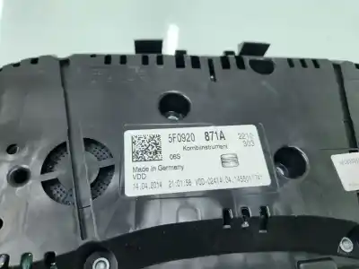 Автозапчастина б/у панель інструментів для seat leon (5f1) 1.6 tdi посилання на oem iam 5f0920871a  