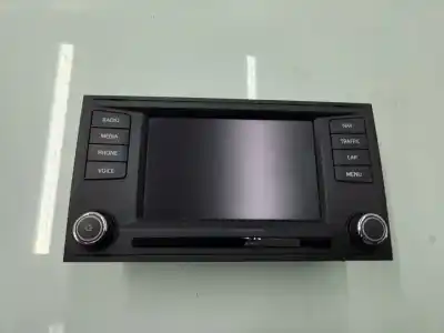 Pezzo di ricambio per auto di seconda mano display multifunzione per seat leon (5f1) 1.6 tdi riferimenti oem iam 1k0827469f  