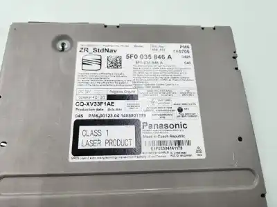 Gebrauchtes Autoersatzteil GPS-NAVIGATIONSSYSTEM zum SEAT LEON (5F1)  OEM-IAM-Referenzen 5F0035846A  