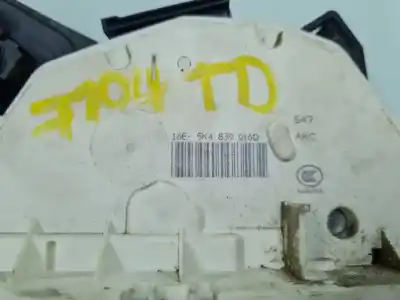 Автозапчасти б/у замок задней правой двери за seat leon (5f1) 1.6 tdi ссылки oem iam 5k4839016o  