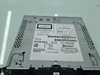 Second-hand car spare part multifunction display for seat leon (5f1) 1.6 tdi oem iam references 5f0035869b  