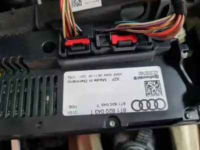 Peça sobressalente para automóvel em segunda mão COMANDO DE SOFAGEM (CHAUFFAGE / AR CONDICIONADO)  por AUDI A4 BERLINA (B8)  Referências OEM IAM 8T1820043T  