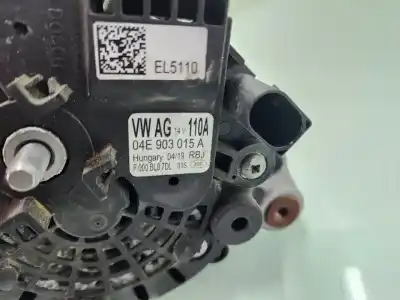 Second-hand car spare part alternator for volkswagen t-roc (a11, d11) 1.0 tsi oem iam references 04e903015a  