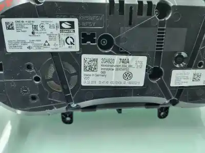Pezzo di ricambio per auto di seconda mano pannello degli strumenti per volkswagen t-roc (a11, d11) 1.0 tsi riferimenti oem iam 2ga920740a  