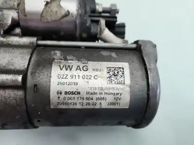Pièce détachée automobile d'occasion Démarreur De Voiture pour VOLKSWAGEN T-ROC (A11, D11) 1.0 TSI Références OEM IAM 02Z911022C  