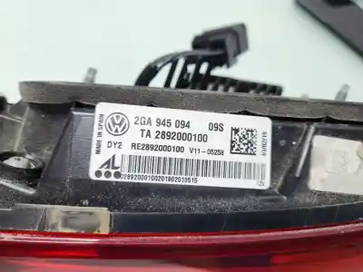Автозапчасти б/у внутренний правый задний фонарь за volkswagen t-roc (a11, d11) 1.0 tsi ссылки oem iam 2ga945094  