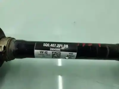 Автозапчасти б/у передняя левая трансмиссия за volkswagen t-roc (a11, d11) 1.0 tsi ссылки oem iam 5q0407271db