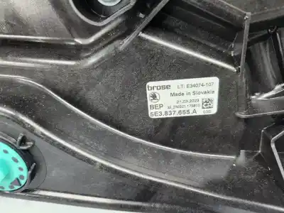 Автозапчасти б/у регулятор стекла переднего левого за skoda octavia combi (nx5) ambition 116 cv / 85 kw ссылки oem iam 5e3837655a  