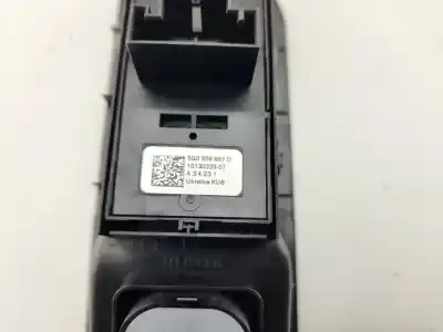 Автозапчастина б/у передні вікний вмикач для skoda octavia combi (nx5) ambition 116 cv / 85 kw посилання на oem iam 5g0959857d  