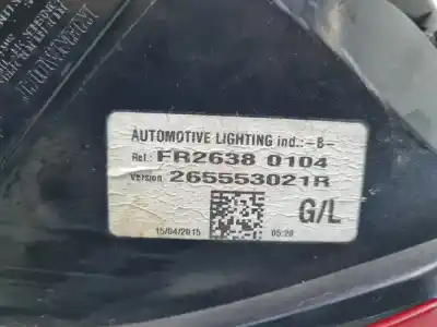 Gebrauchtes Autoersatzteil  zum RENAULT CLIO IV (BH_)  OEM-IAM-Referenzen 265553021R  