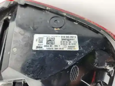 Автозапчасти б/у правый задний фонарь за audi q2 (gab) 35 tfsi design ссылки oem iam 81a945092b  