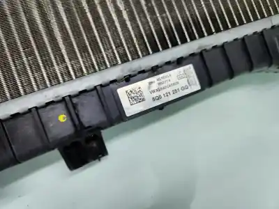 Second-hand car spare part water radiator for audi q2 (gab) 35 tfsi design oem iam references 5q0121251gq