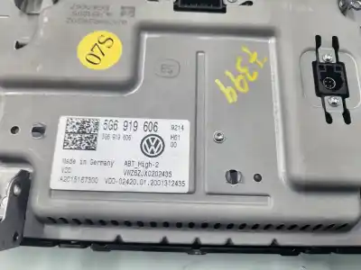 Pezzo di ricambio per auto di seconda mano Display Multifunzione per VOLKSWAGEN PASSAT VARIANT (CB5) R-Line 150 CV / 110 KW Riferimenti OEM IAM 5G6919606  