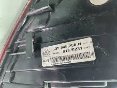 Автозапчасти б/у правый задний фонарь за volkswagen passat variant (cb5) r-line 150 cv / 110 kw ссылки oem iam 3g9945208n  
