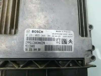Second-hand car spare part ecu engine control for citroen berlingo shine m oem iam references 9832694480  