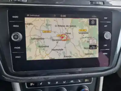 Second-hand car spare part multifunction display for volkswagen tiguan (ad1, ax1) 2.0 tdi oem iam references 5g6919605b  