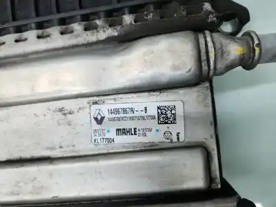 Second-hand car spare part intercooler for renault express advance 95 cv / 70 kw oem iam references 144967867r  