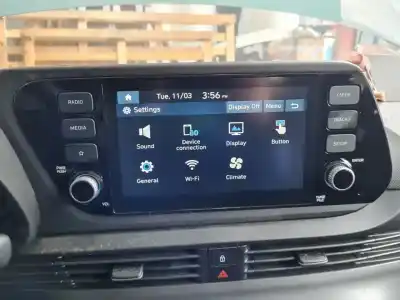 Peça sobressalente para automóvel em segunda mão display gps / multimídia por hyundai i20 (bc3) essence 84 cv / 62 kw referências oem iam 96160q0ec0nnb