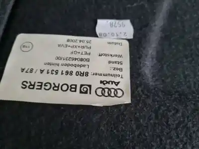 Автозапчастина б/у оббівка багажника для audi q5 (8r) 3.0 tdi посилання на oem iam 8r0861531a