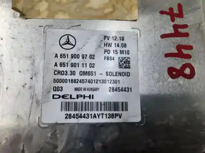 Pezzo di ricambio per auto di seconda mano CENTRALINA MOTORE per MERCEDES-BENZ CLASE GLA (W156)  Riferimenti OEM IAM A6519009702  