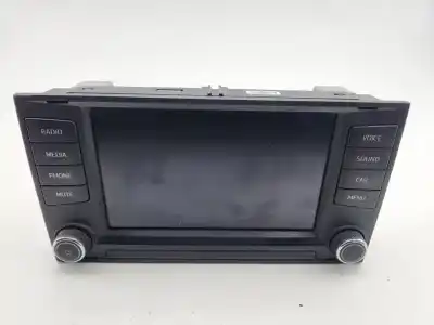 Peça sobressalente para automóvel em segunda mão display gps / multimídia por seat leon (5f1) style referências oem iam 5f0919604  
