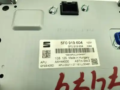 Peça sobressalente para automóvel em segunda mão display gps / multimídia por seat leon (5f1) style referências oem iam 5f0919604  
