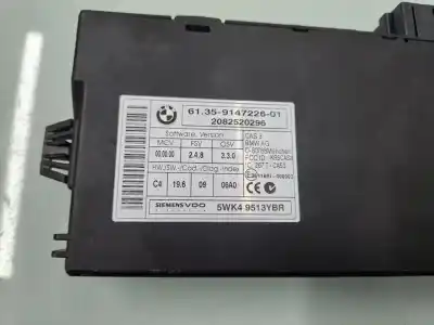Peça sobressalente para automóvel em segunda mão módulo eletrônico por bmw serie 1 berlina (e81/e87) 118d referências oem iam 61359147226  