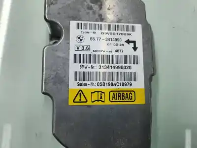 Peça sobressalente para automóvel em segunda mão centralina de airbag por bmw x3 (e83) 2.0d referências oem iam 3414990  