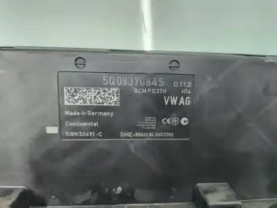 Second-hand car spare part electronic module for seat leon (5f1) 1.6 tdi oem iam references 5q0937084s  