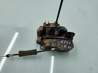 Автозапчастина б/у замок передній праві двері для nissan navara pick-up (d40m) doble cab le 4x4 посилання на oem iam   