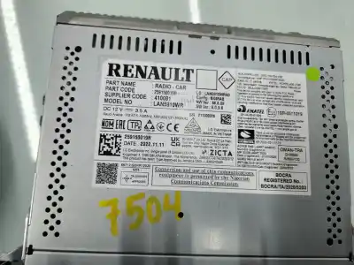 Peça sobressalente para automóvel em segunda mão display gps / multimídia por dacia duster ii prestige referências oem iam 259150019r  