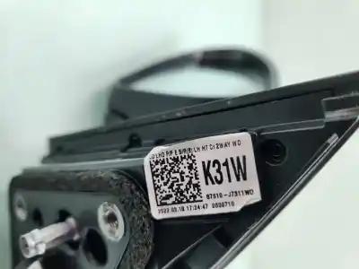 Автозапчастина б/у ліве дзеркало для kia xceed drive 160 cv / 118 kw посилання на oem iam 87610j7311wd  