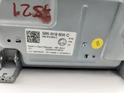 Автозапчастина б/у багатофункційний дисплей для skoda karoq (nu) ambition 4x4 посилання на oem iam 565919605c  