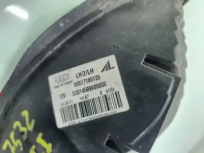 Автозапчастина б/у лампа бампера задній лівий для lancia ypsilon (402) platinum 95 cv / 70 kw посилання на oem iam 00517180120  