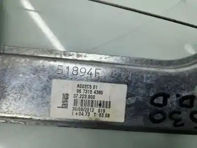 Автозапчастина б/у регулятор переднього правого скла для peugeot 208 access посилання на oem iam 9673154380  