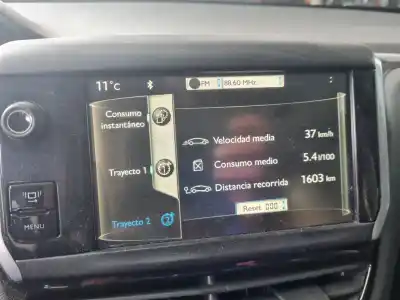 Peça sobressalente para automóvel em segunda mão display gps / multimídia por peugeot 208 access referências oem iam 