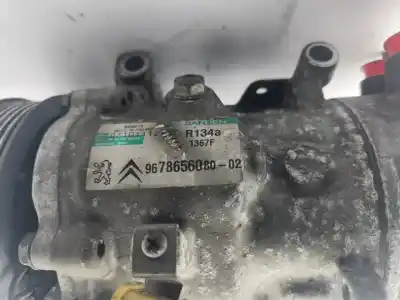 Peça sobressalente para automóvel em segunda mão compressor de ar condicionado a/a a/c por peugeot 208 access referências oem iam 9678656080